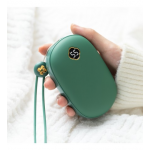 Techgear 四葉草多功能二合一充電暖手寶 LLD-W02GR - 10000mAh、雙面快熱、Type-C充電